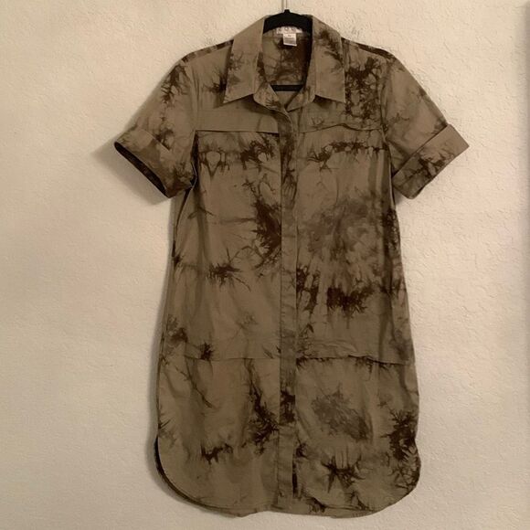 Zola Cotton Midi Dress Size M - Picture 1 of 8